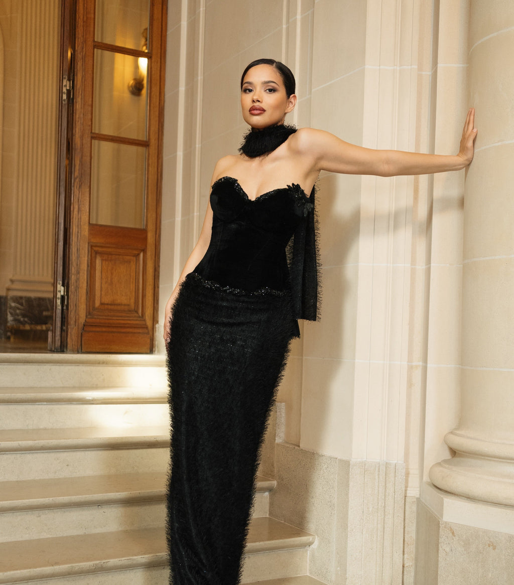 AFIA VELVET CORSET