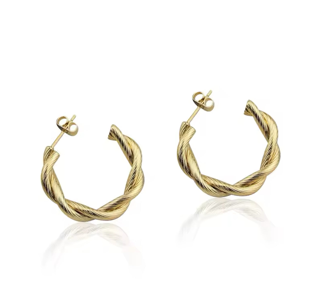 Timeless stainless steel earrings,