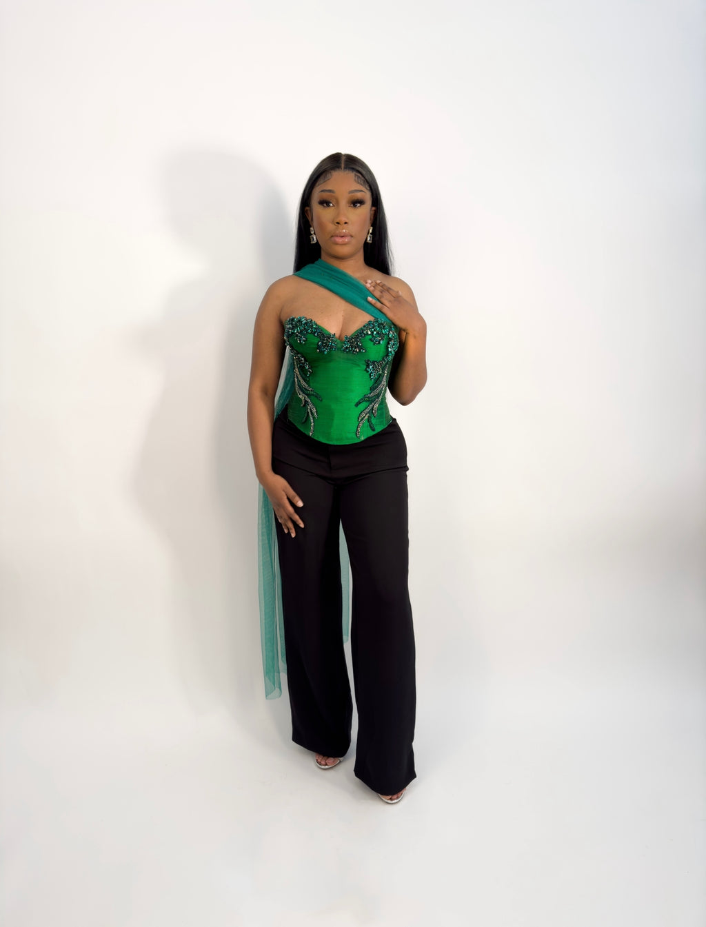 AFIA SILK GREEN