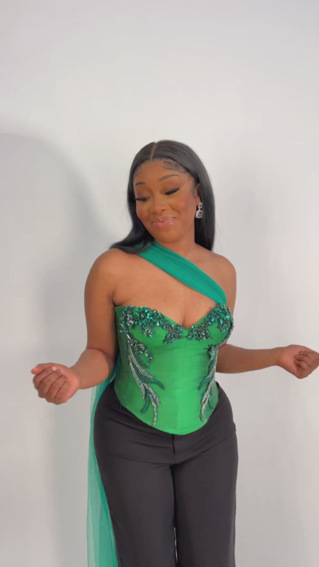 AFIA SILK GREEN